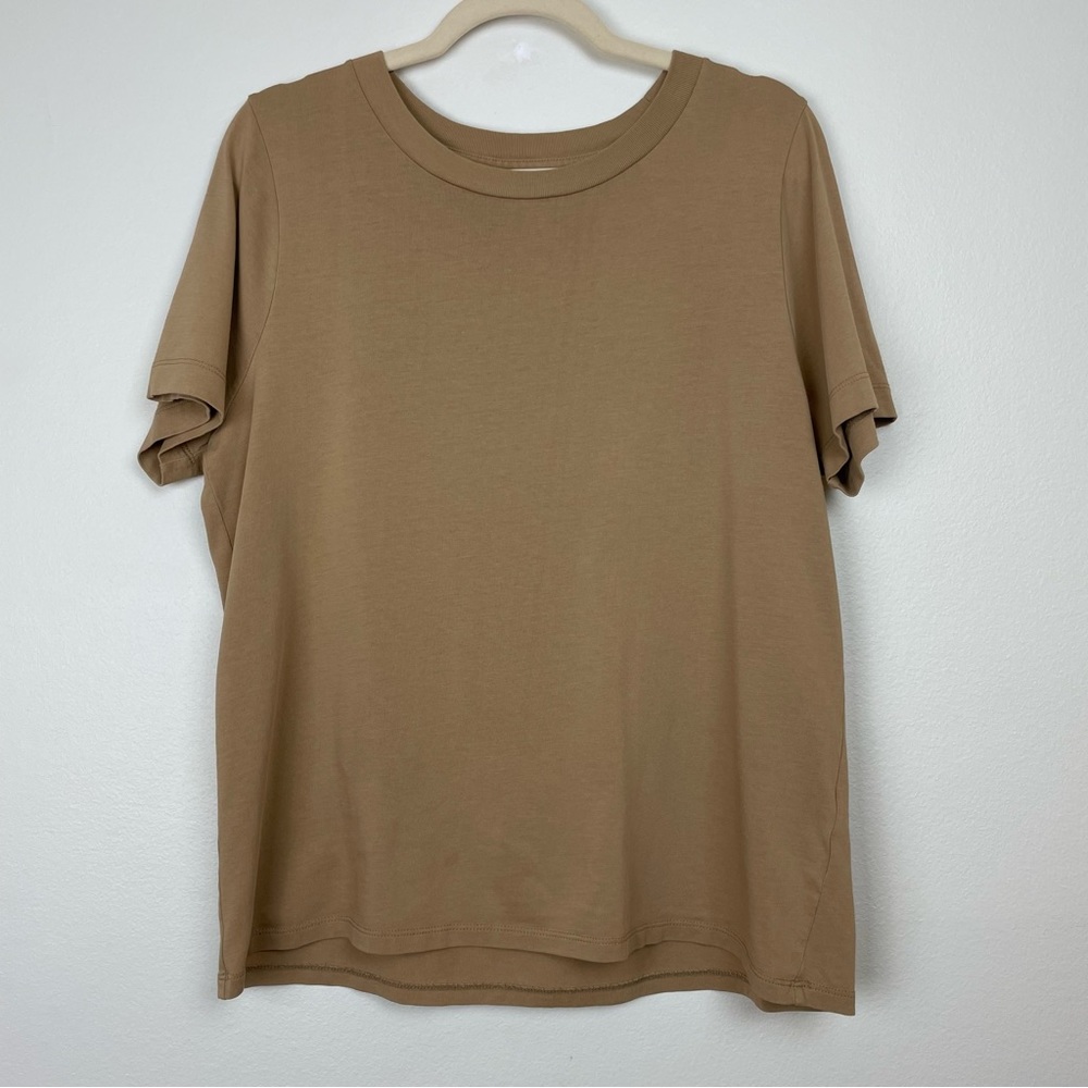 Madewell Tan Supima Cotton T